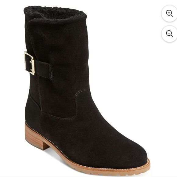 BRAND NEW JACK ROGERS SADIE SHERPA FAUX SUEDE SHEARLING LINED BOOTIES - Picture 5 of 16